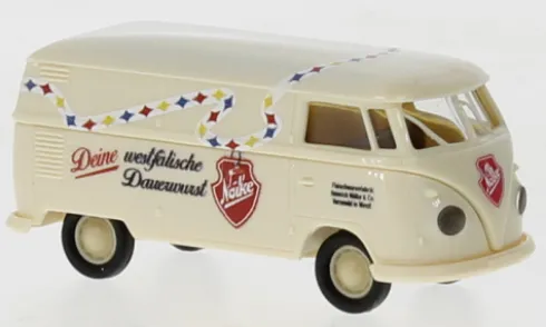 VW T1b Kasten, 1960, Nölke Dauerwurst, 1:87, Brekina