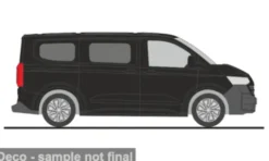 VW Transporter KR T7, schwarz, 1:87, Rietze
