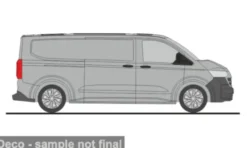 VW Transporter LR T7, hellgrau, 1:87, Rietze