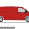 VW Transporter LR T7, rot, 1:87, Rietze