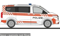 VW Transporter T7, Polizei (CH), 1:87, Rietze