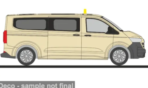 VW Transporter T7, Taxi, 1:87, Rietze