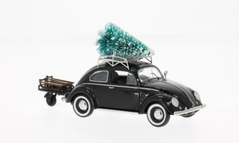 VW Beetle "Christmas 2025", schwarz, 1:43, Schuco