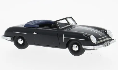 VW Drews Sport-Cabriolet, schwarz, 1949, 1:43, AutoCult