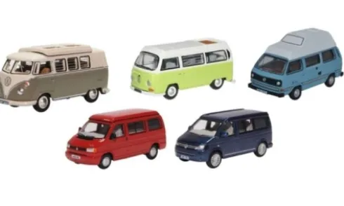 VW 5er Set: Camper, 1:76, Oxford