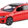 VW Golf A7 GTi, rot/schwarz, 2017, 1:43, Motormax