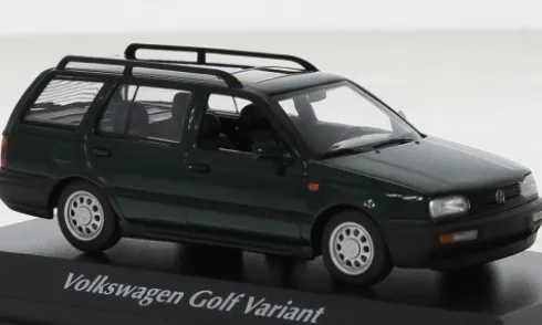 VW Golf Variant, grün, 1997, 1:43, Maxichamps