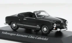 VW Karmann Ghia Cabriolet, schwarz, 1955, 1:43, Minichamps