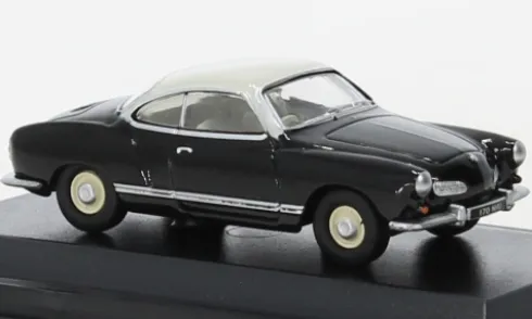 VW Karmann Ghia, schwarz/weiss, 1:76, Oxford
