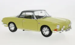VW Karmann Ghia Typ 34, gelb/schwarz, 1961, 1:18, Norev