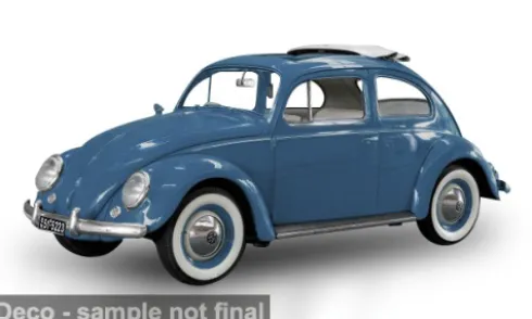 VW Käfer, blau, 1958, 1:12, Sun Star
