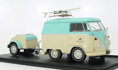 VW Kool Kombi, türkis/weiss, 2024, 1:18, Solido