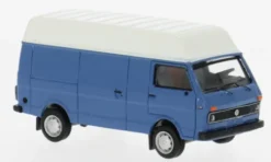 VW LT Hochraum-Kasten, blau, 1975, 1:87, Brekina