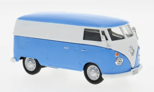 VW Samba, blau/weiss, 1:43, Cararama