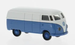 VW T1a Kasten, hellgrau/blau, 1950, 1:87, Brekina