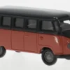 VW T1a Kombi, schwarz/rot, 1950, 1:87, Brekina