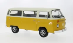 VW T2b Bus, dunkelgelb/weiss, 1972, 1:18, KK Scale