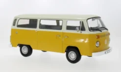 VW T2b Bus, dunkelgelb/weiss, 1972, 1:18, KK Scale
