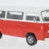 VW T2b Bus, rot/weiss, 1972, 1:18, KK Scale