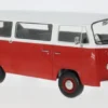 VW T2b Bus, rot/weiss, 1972, 1:18, KK Scale