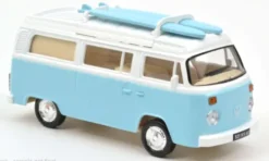 VW T2b Camper Van, hellblau, 1973, 1:43, Norev