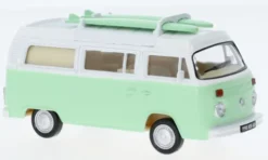 VW T2b Camper Van, hellgrün, 1973, 1:43, Norev