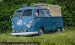 VW T1, blau, 1:43, Cararama