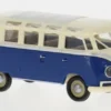VW T1b Samba, hellbeige/blau, 1960, 1:87, Brekina