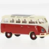 VW T1b Samba, hellbeige/rot, 1960, 1:87, Brekina