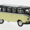 VW T1b Samba, schwarz/hellgrün, 1960, 1:87, Brekina