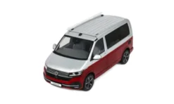 VW T6.1 California Ocean, silber/rot, 2021, 1:18, Ottomobile