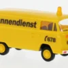 VW T2 Kasten, 1973, Gelber Engel, 1:87, Brekina