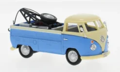 VW T1 Pick Up, blau/weiss, 1:43, Cararama