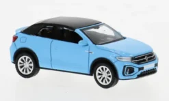 VW T-Roc Cabriolet geschlossen, hellblau, 2022, 1:87, PCX87