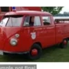 VW T1, rot, Brandweer (NL), 1:43, Cararama