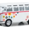 VW T1 Samba Bus, weiss/Dekor, 1964, 1:64, Greenlight