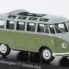 VW T1 Samba, hellgrau/grün, 1963, 1:43, Maxichamps