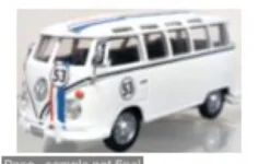 VW T1 Samba, 1950, Herby 53, 1:43, Cararama