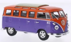 VW T1 Samba, lila/orange, 1962, 1:43, Lucky Die Cast