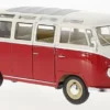 VW T1 Samba, rot/weiss, 1963, 1:24, Welly