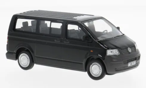 VW T5, schwarz, 2010, 1:43, Cararama