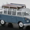 VW VW T1 Samba Bus/Surfboards, blau, 1:76, Oxford
