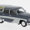 Wartburg 311 Camping, dunkelgrau/hellgrau, 1959, 1:87, Brekina
