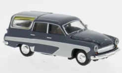 Wartburg 311 Camping, dunkelgrau/hellgrau, 1959, 1:87, Brekina