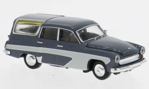 Wartburg 311 Camping, dunkelgrau/hellgrau, 1959, 1:87, Brekina