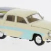 Wartburg 311 Camping, hellbeige/hellblau, 1959, 1:87, Brekina