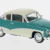Wartburg 311 Coupe, grün/hellblau, 1959, 1:87, Brekina