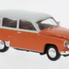 Wartburg 311 Kombi, dunkelorange/hellgrau, 1959, 1:87, Brekina