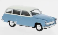 Wartburg 311 Kombi, hellblau/weiss, 1959, 1:87, Brekina