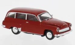 Wartburg 311 Kombi, rot, 1959, 1:87, Brekina